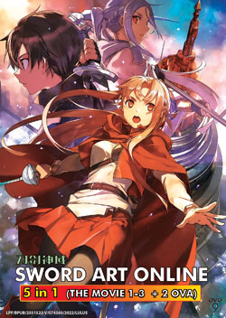 Sword Art Online: 5 in 1 (The Movie 1-3 + 2 Special) - *English Dubbed*