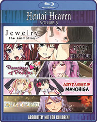 Hentai Heaven Blu-ray Volume 5 (Jewelry, Harem of Hell.., Demoness of Dream, Lusty Ladies, Milf Park) [Hentai Anime]