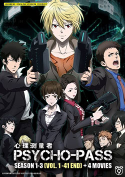 Psycho-Pass Season 1-3 (Vol. 1-41 End) + 4 Movies - *English Dubbed*